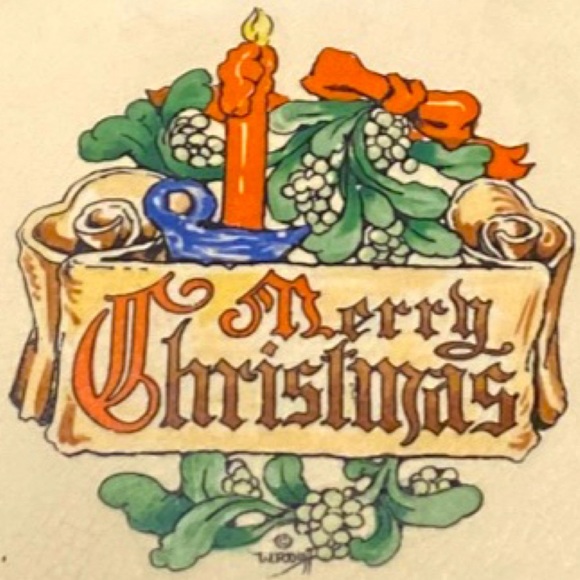 Rare Vintage Walter R.Duff Yuletide Plate - Picture 8 of 9